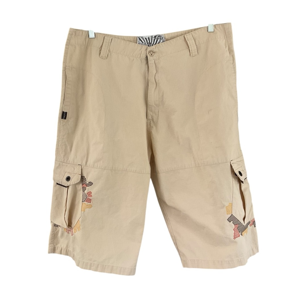 5ive Jungle Jeans Carpenter Cargo Baggy Shorts Men’s 44 Tan Y2K